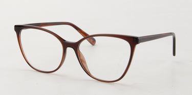 Women Calypso Eyeglasses: Rebecca -Brown - SpecSMART Eye Clinic (Diagonal View)